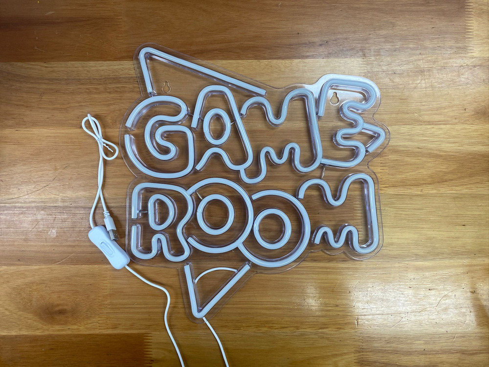 Cartel Neón Juegos Game Room - Imagen 3