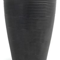 Maceta Cone Riscato 55 Preto Absoluto