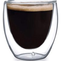 Vaso Doble Vidrio Taza Cafe Espresso Pocillo 250ml - Transparente