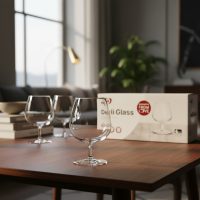 Copa Degustation Goblet 360 Ml Deli Glass Cogñac Set X 6 - Transparente