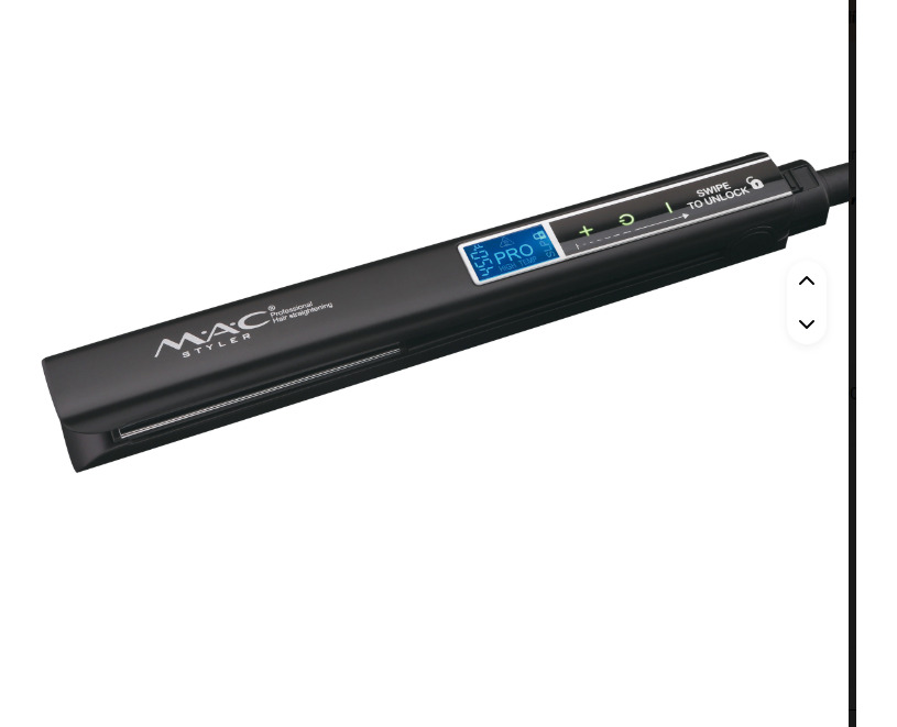 Planchita De Pelo Titanio Mac Styler Digital Profesional Negro - Imagen 3